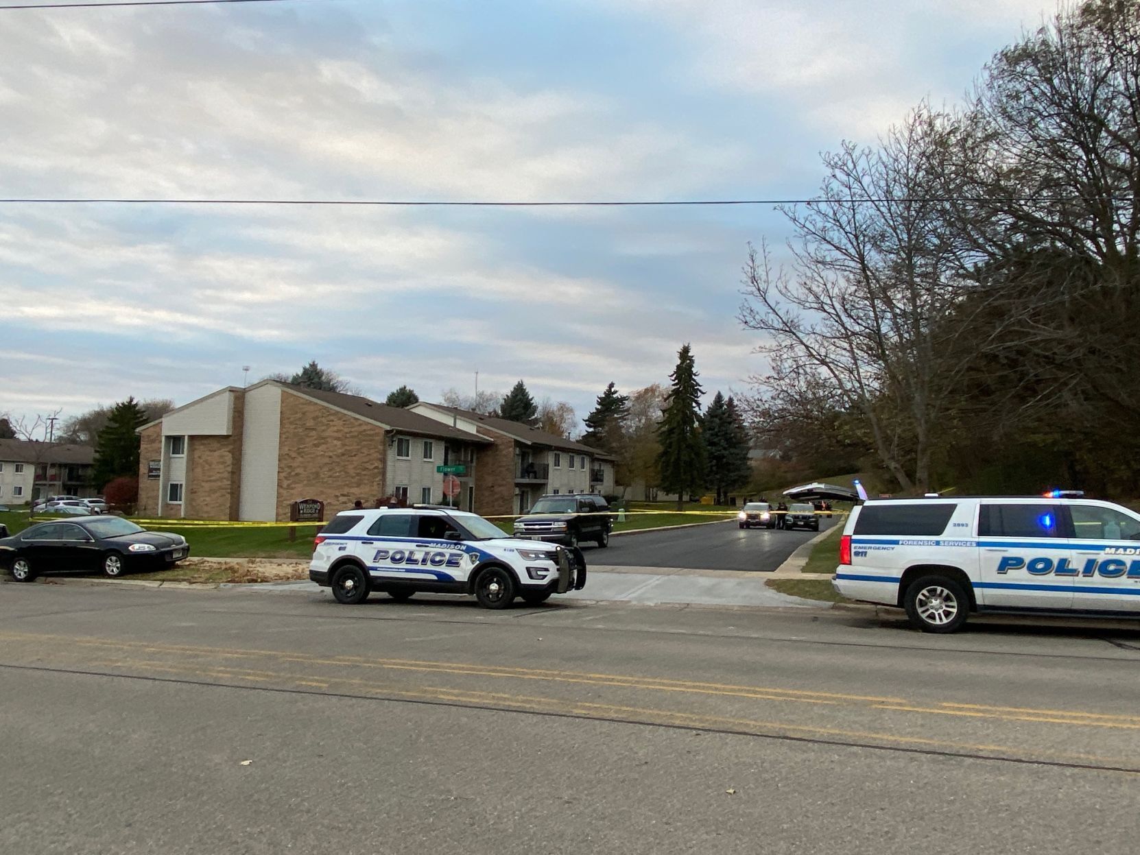 Halloween shooting scene